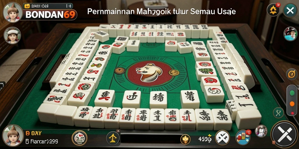 Screenshot BONDAN69 menampilkan gameplay Mahjong yang seru dan menantang.