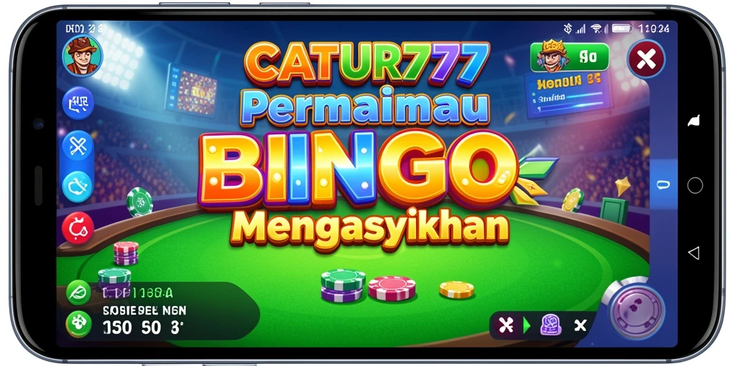 Tampilan gameplay menarik dari CATUR777 yang penuh dengan keseruan bingo.