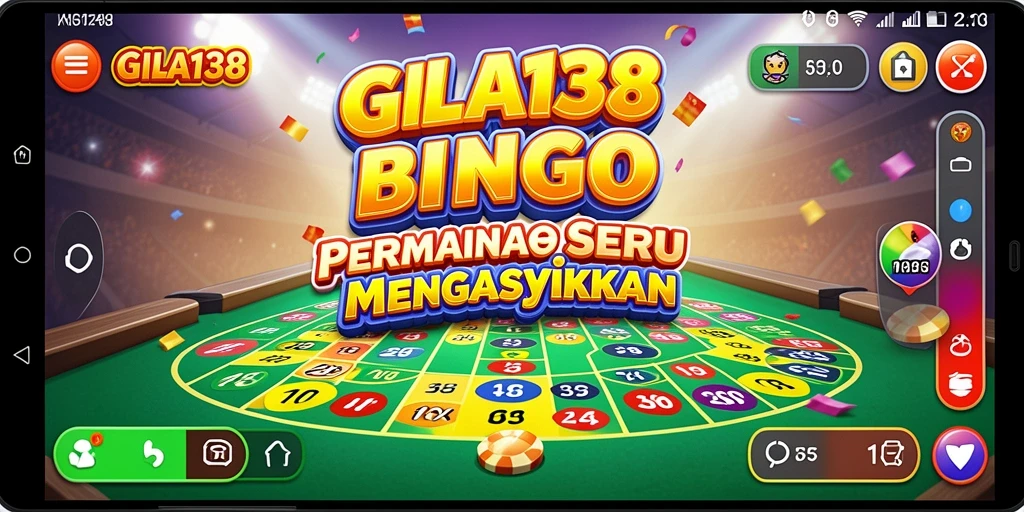 Tampilan utama permainan Bingo GILA138 yang seru dan interaktif.