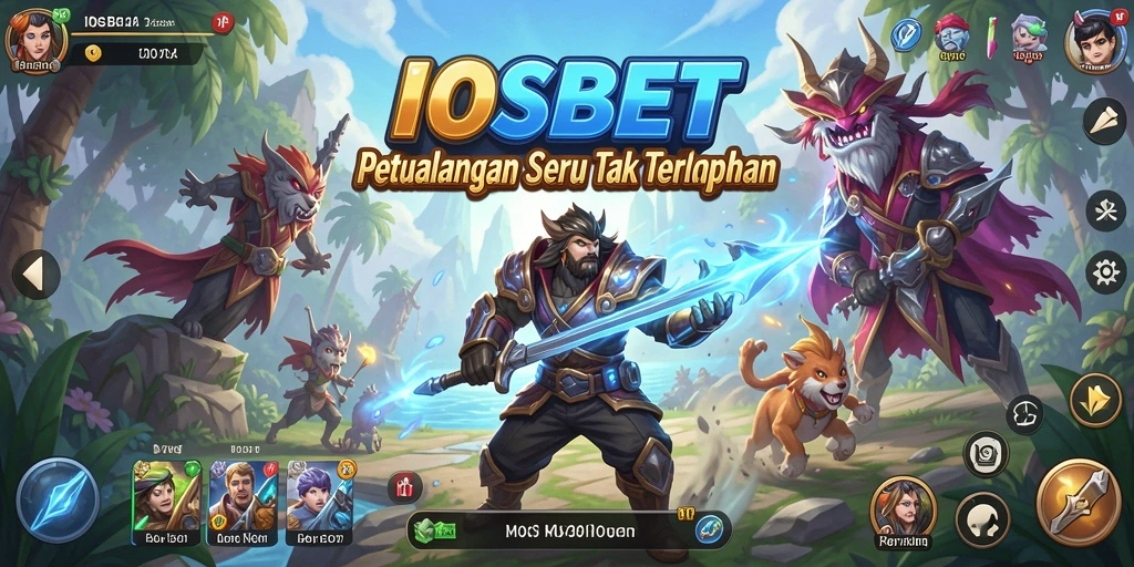 Tampilan menarik dari gameplay petualangan di IOSBET.