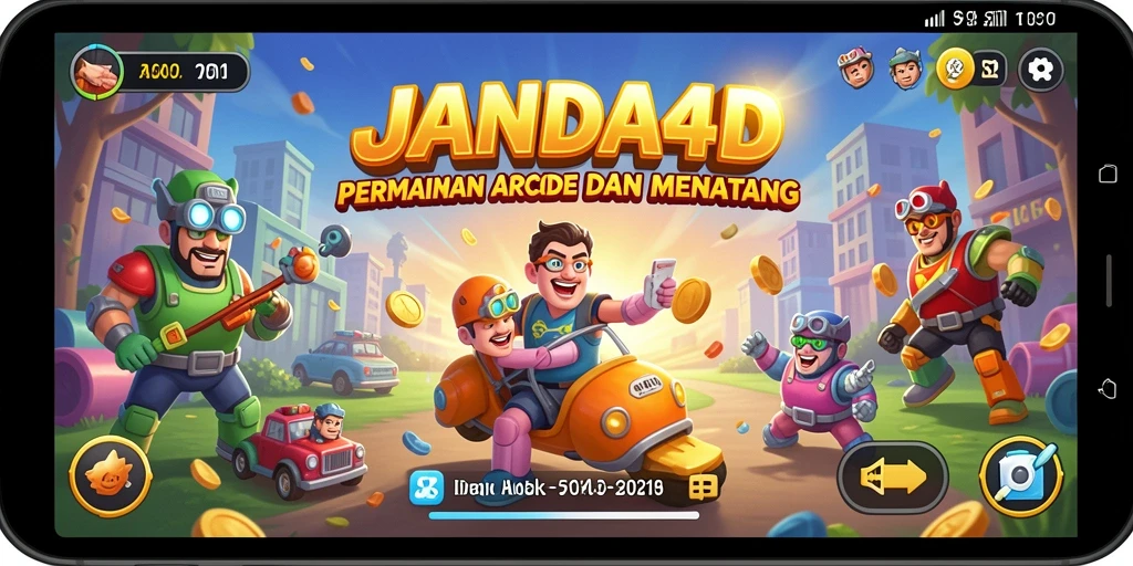 Screenshot yang menampilkan gameplay seru JANDA4D dengan level menantang.