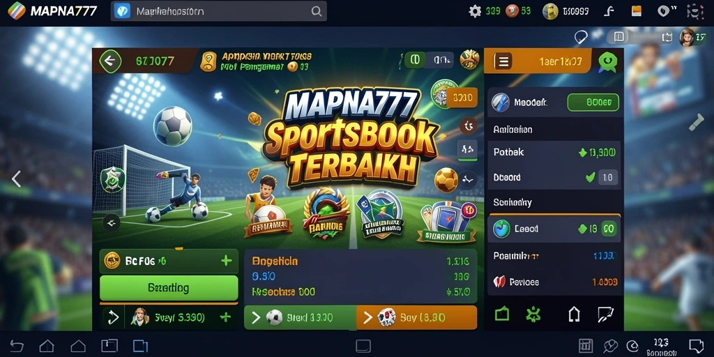 Tampilan gameplay MAPNA777 dengan pilihan taruhan yang menarik.