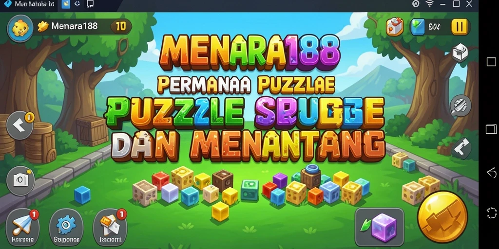 Tampilan gameplay menarik dari MENARA188 dengan berbagai puzzle menantang.