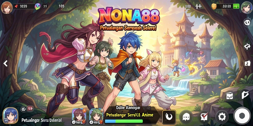Tampilan gameplay seru dalam NONA88 yang memukau!