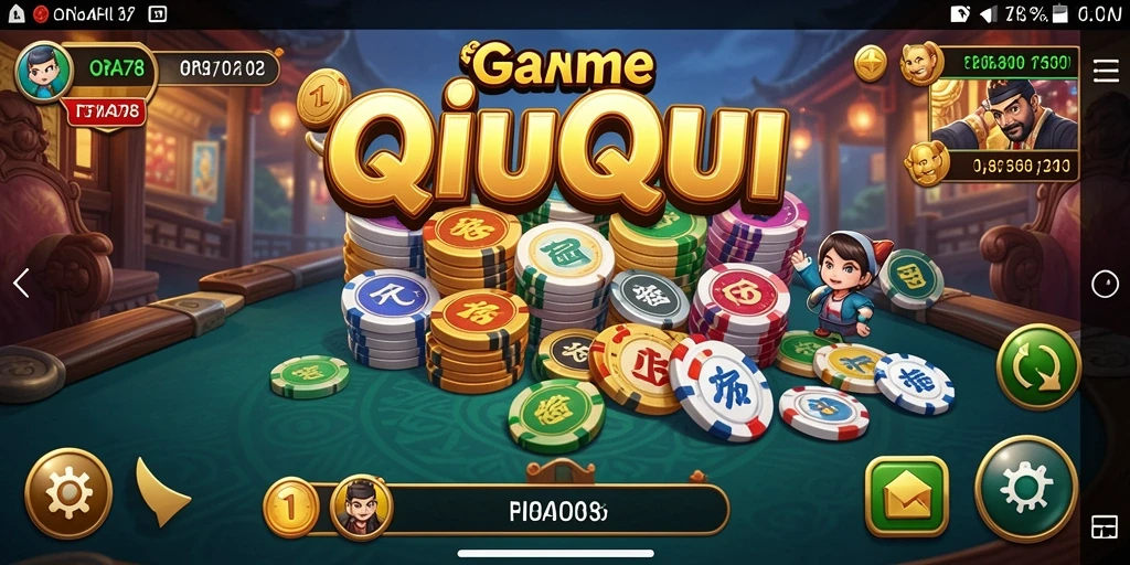 Screenshot gameplay ORA78 menampilkan aksi QiuQiu yang seru.