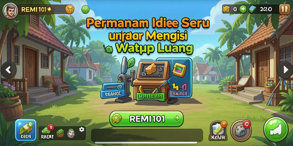 Tampilan gameplay utama <strong>REMI101</strong> yang seru dan mengasyikkan.