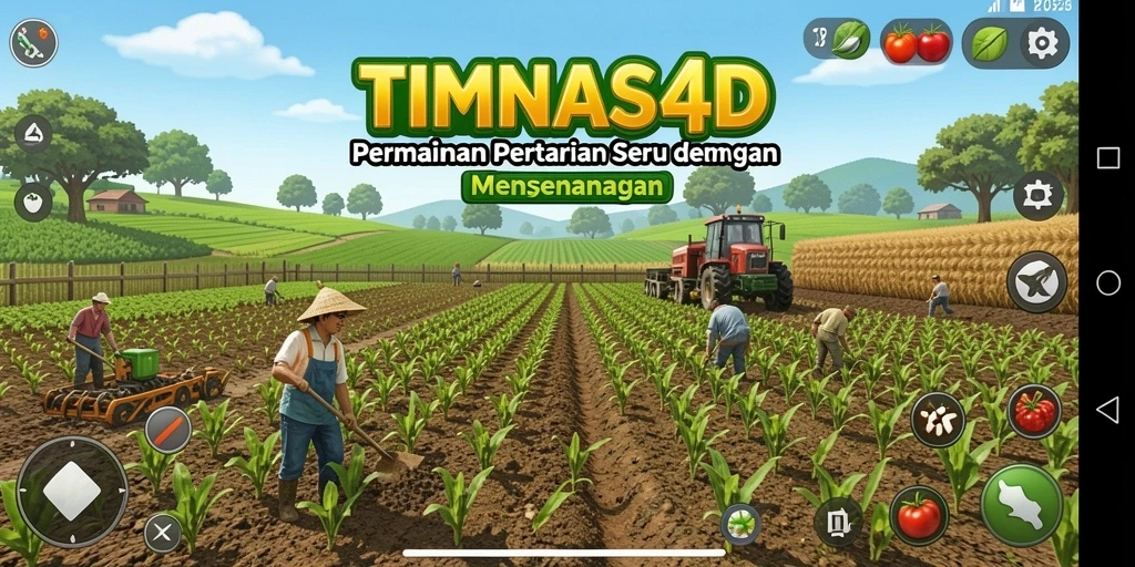 Gameplay menarik TIMNAS4D menunjukkan proses bertani yang seru.
