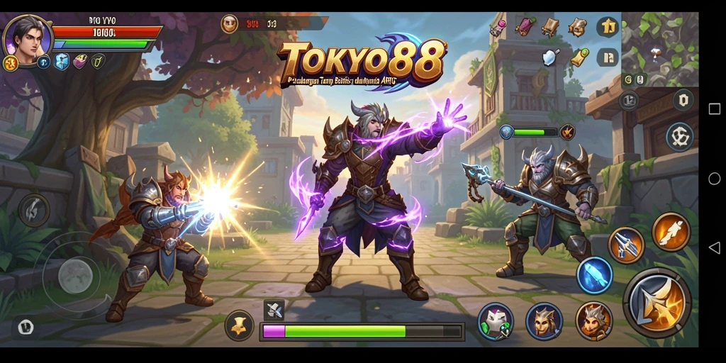 Screenshot gameplay ARPG yang intens dan menarik.